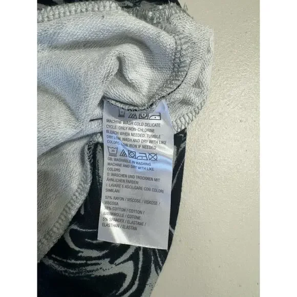 zuda Z-Knit Crewneck Pullover Cool Gray Swirl Size S NWOT - Picture 6 of 8